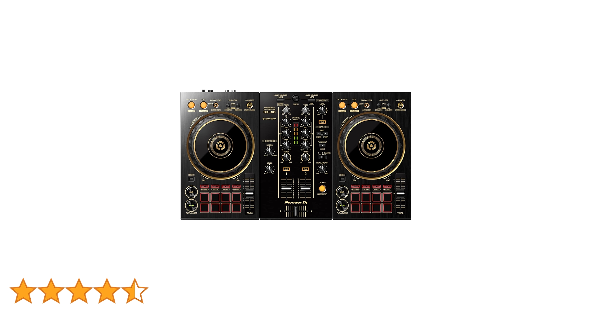 PioneerDDJ-400。 Pioneer DDJ-400 2-channel DJ controller for rekordbox dj at